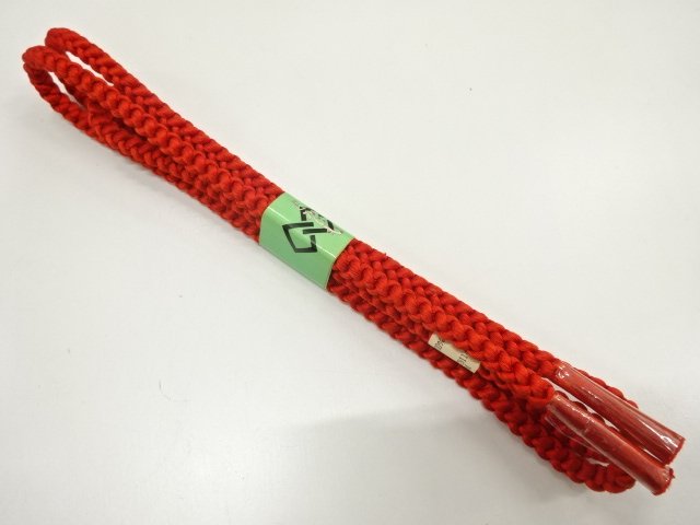 JAPANESE KIMONO / UNUSED HAND-TIED OBIJIME